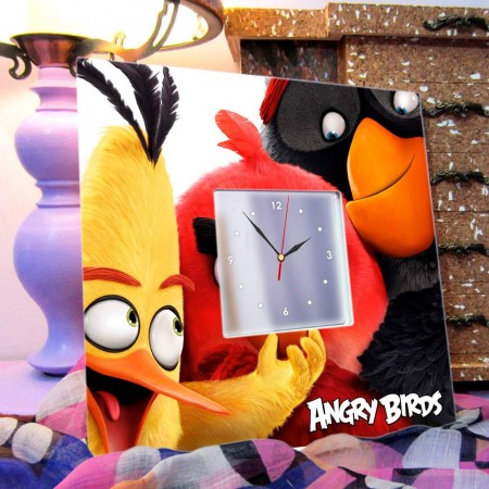 Интересные часы Angry Birds